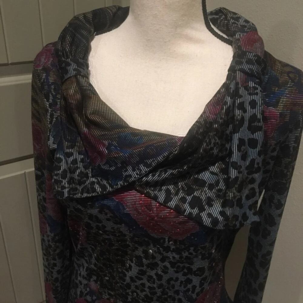 Alberto Makali Leopard Blouse - Picture 4 of 7